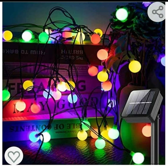 Solar-Powered Multi-Color Holiday String Lights - Picture 5 of 7